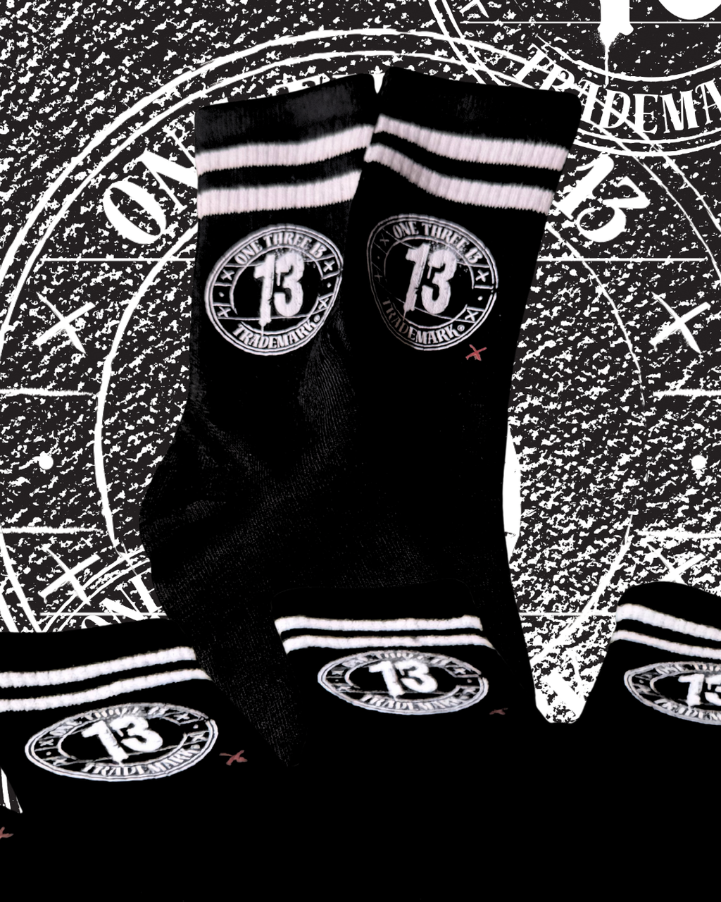 Trademark Socks⚫️⚪️💀