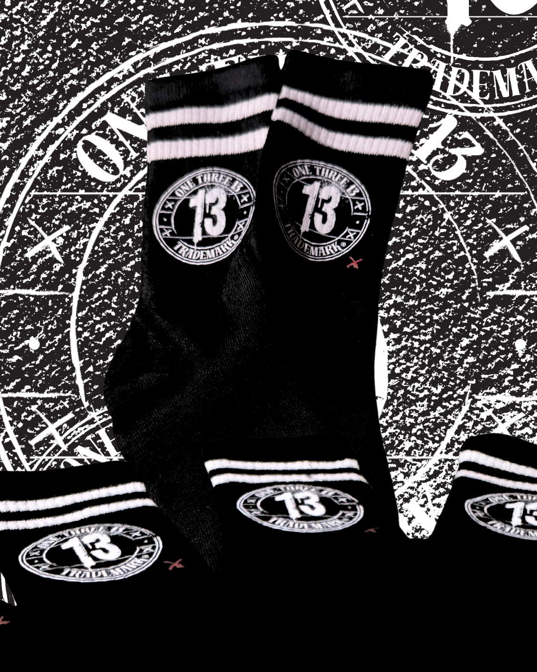 Trademark Socks⚫️⚪️💀